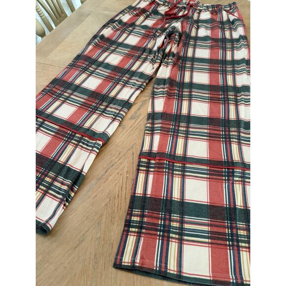 Summersalt festive plaid soft knit women’s pj set size large - Picture 7 of 9